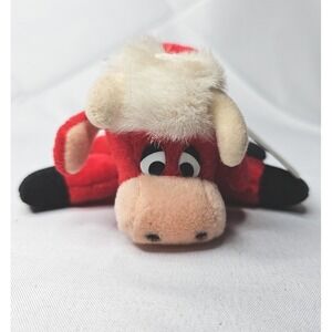 1997 BEANIE BOPPERS BANDITO #5135 Red Bull The 24K Company Bean Bag Plush‎ Toy